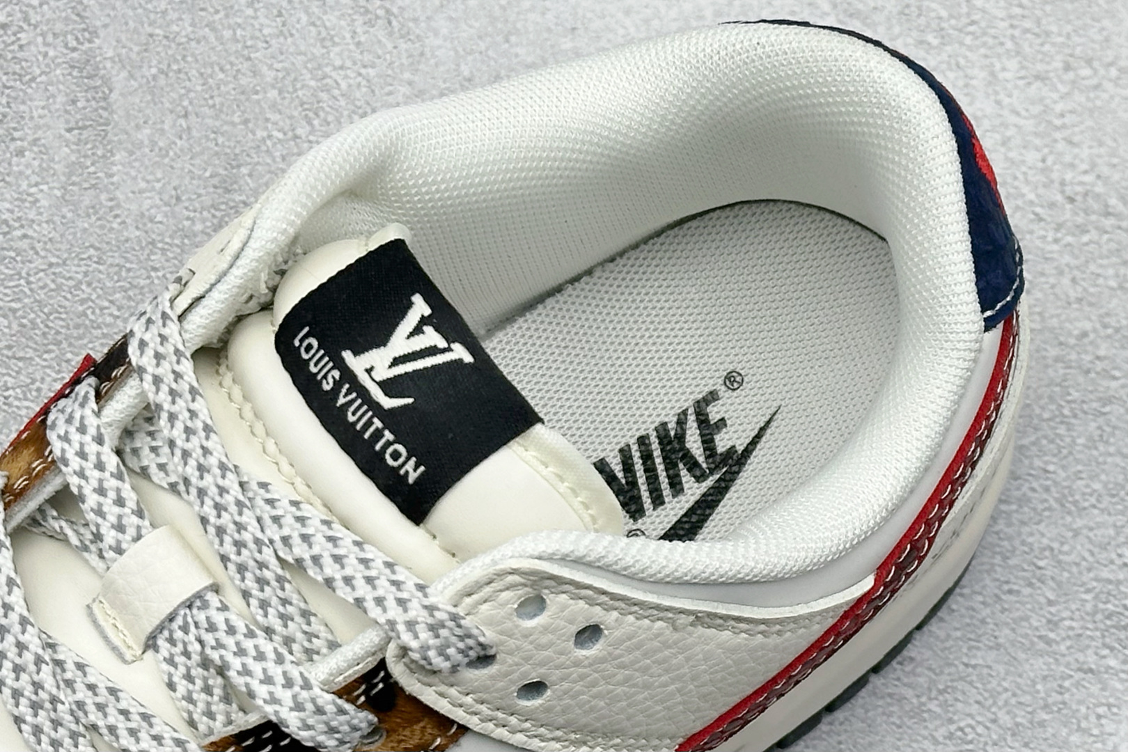 280 XC版Nike SB Dunk Low LV联名 暗红勾 周年高端定制 低帮休闲板鞋 XS6089-627