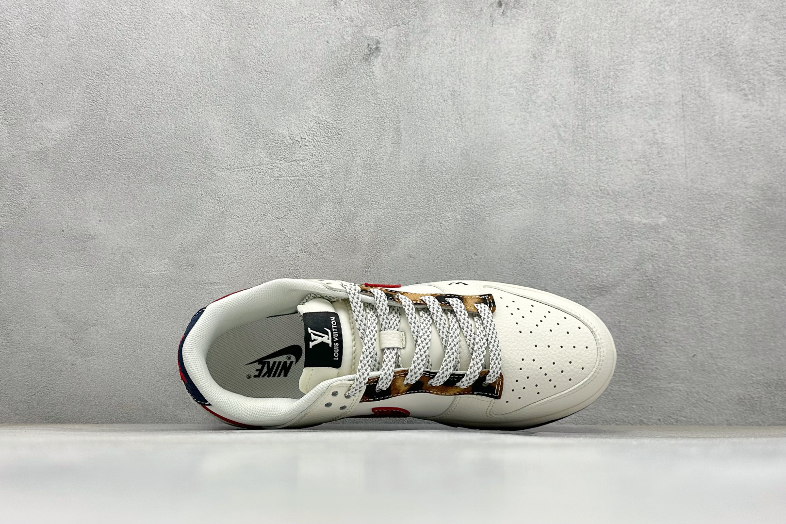 280 XC版Nike SB Dunk Low LV联名 暗红勾 周年高端定制 低帮休闲板鞋 XS6089-627