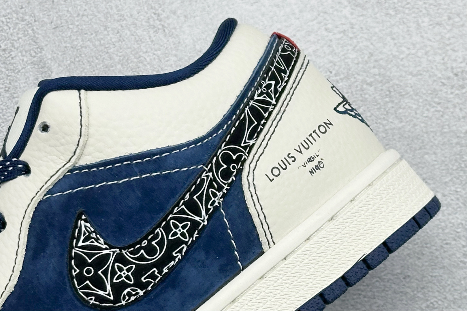 Air Jordan 1 Low AJ1 乔1 LV联名 高端定制 低帮复古篮球鞋 LB8888-002