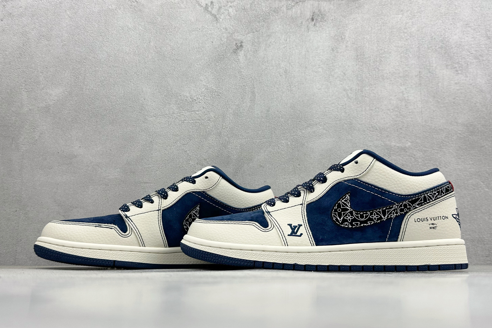 Air Jordan 1 Low AJ1 乔1 LV联名 高端定制 低帮复古篮球鞋 LB8888-002
