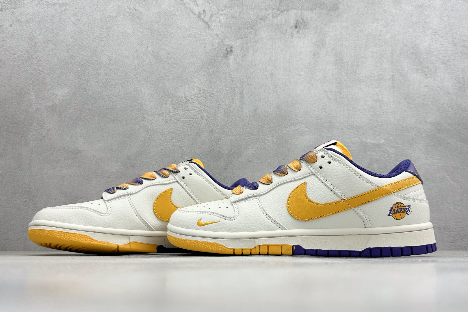 XC版Nike SB Dunk Low NBA联名 紫金湖人 周年高端定制 低帮休闲板鞋 CS1688-107