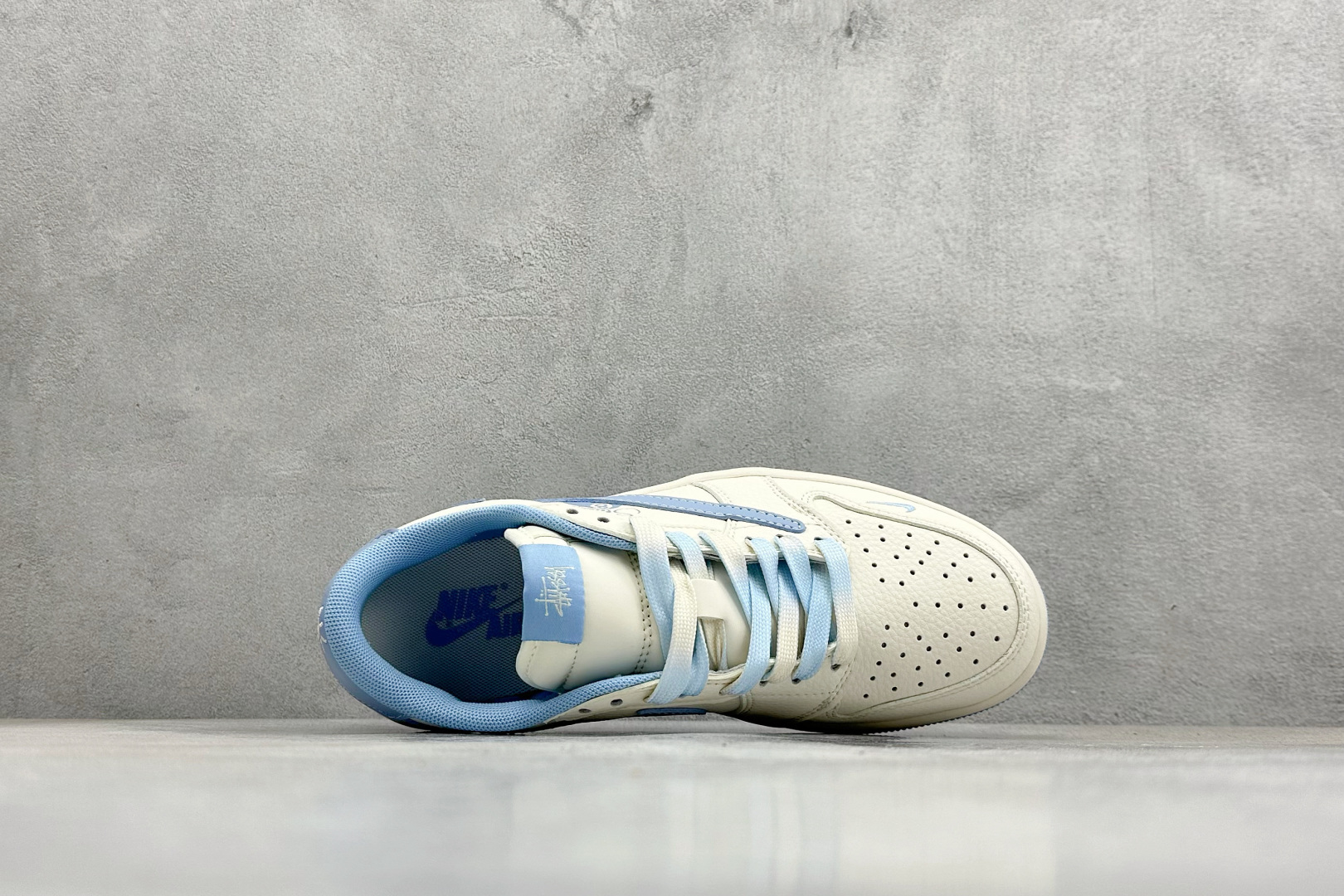 280 XC版Travis Scott x Fragment Design x Air Jordan 1 Low SP AJ1 乔1斯图西联名 台球蓝勾 低帮文化休闲板鞋 XS7089-602