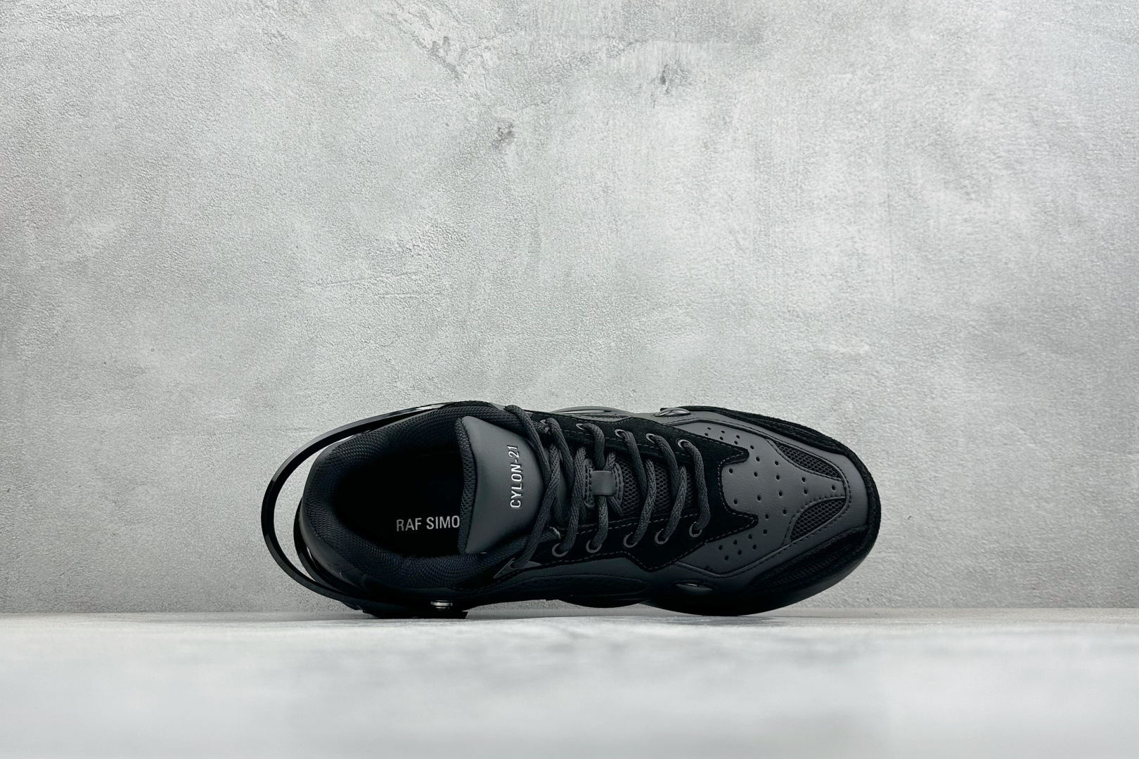 260 RAF SIMONS Cylon-21 织物皮革 圆头系带 低帮 生活休闲鞋 HR740003S