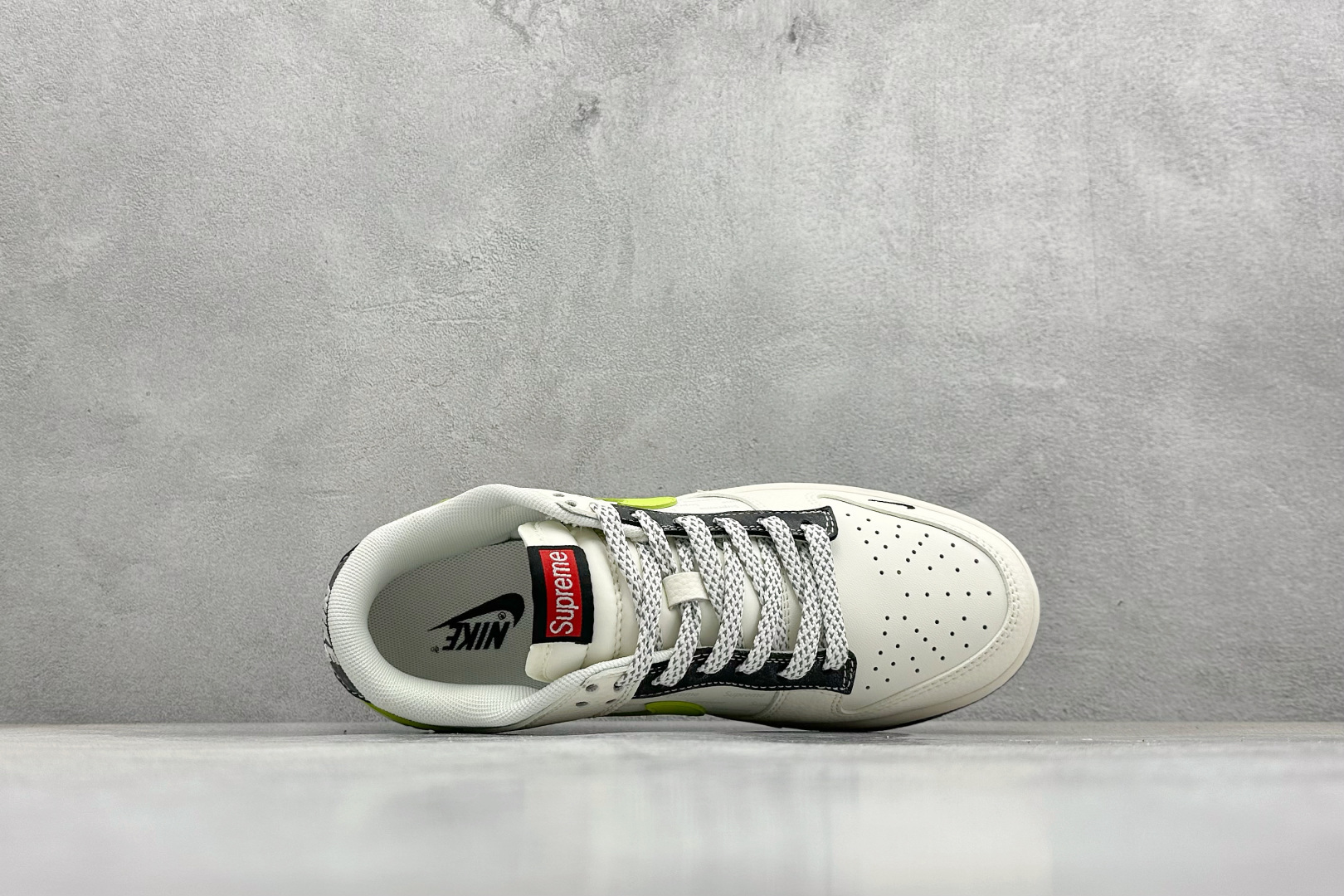 280 XC版Nike SB Dunk Low Supreme联名 荧光绿勾 周年高端定制 低帮休闲板鞋 XS6089-625