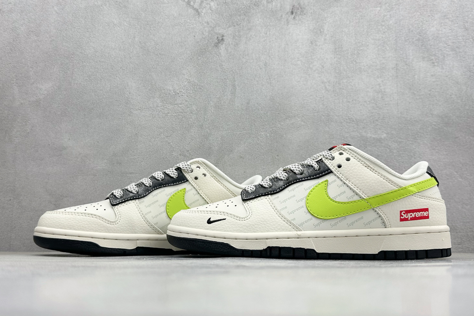 280 XC版Nike SB Dunk Low Supreme联名 荧光绿勾 周年高端定制 低帮休闲板鞋 XS6089-625