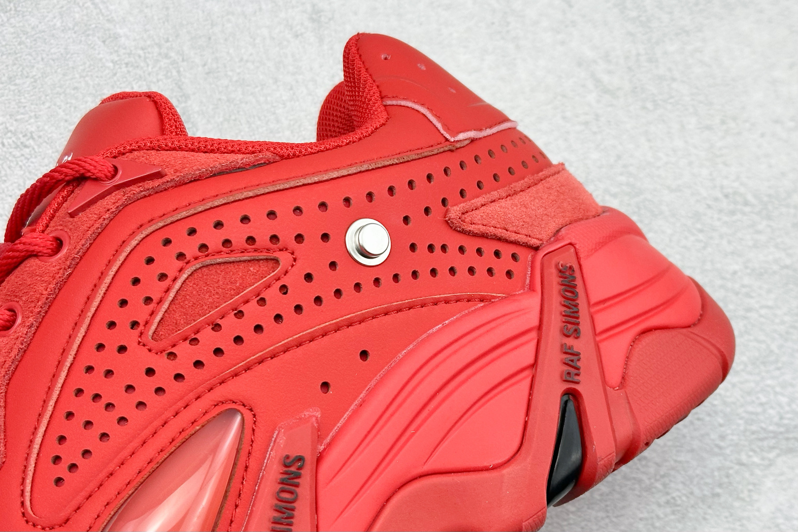 260 RAF SIMONS Cylon-21 织物皮革 圆头系带 低帮 生活休闲鞋 HR740007S