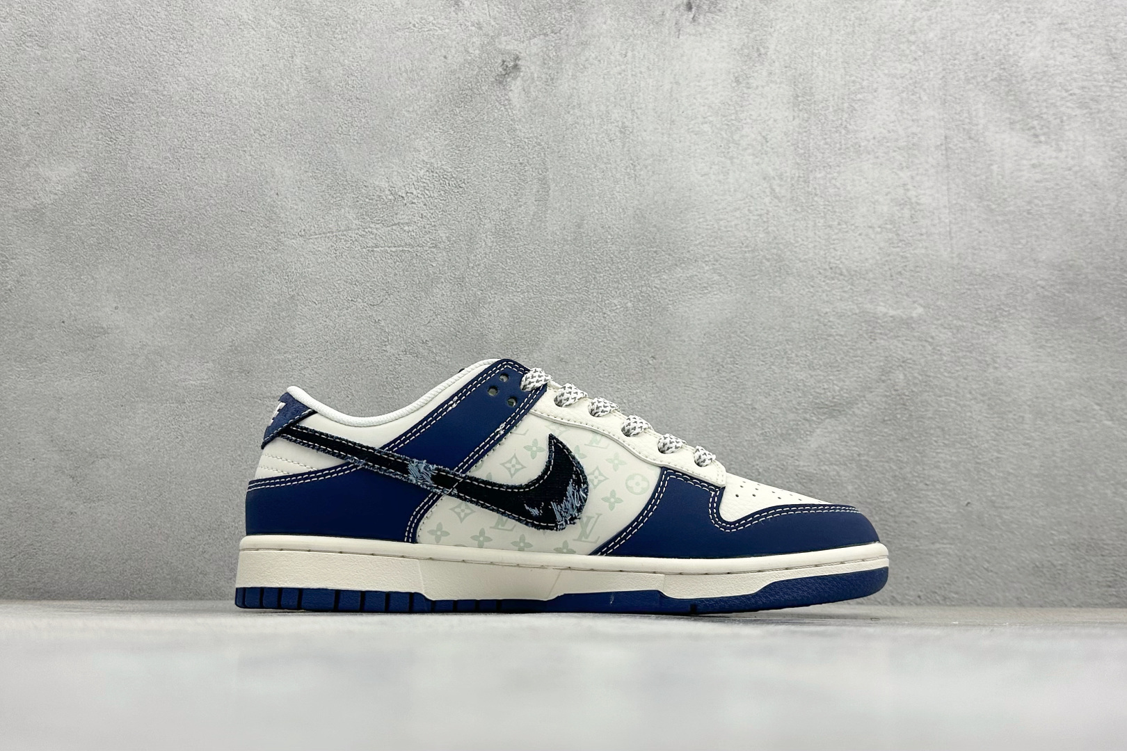 280 XC版Nike SB Dunk Low LV联名 做旧牛仔勾 周年高端定制 低帮休闲板鞋 XS6089-631