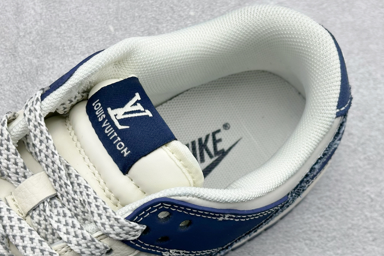 280 XC版Nike SB Dunk Low LV联名 做旧牛仔勾 周年高端定制 低帮休闲板鞋 XS6089-631