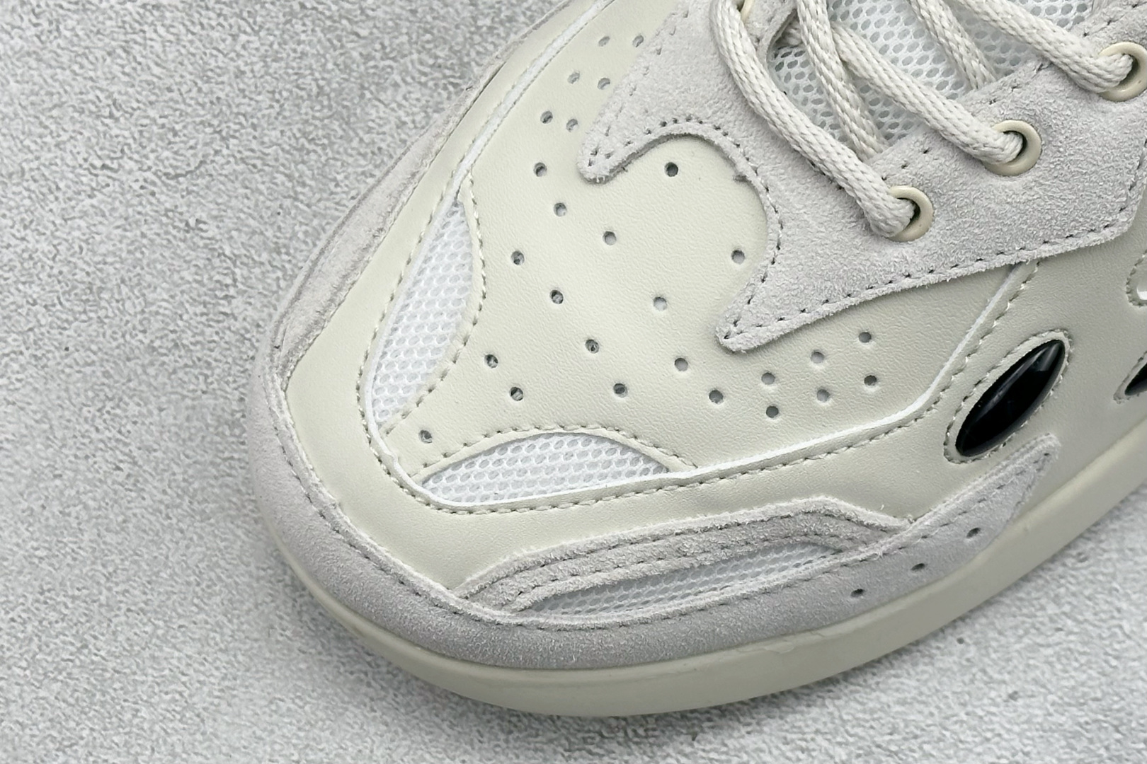 250 RAF SIMONS Cylon-21 织物皮革 圆头系带 低帮 生活休闲鞋 HR740007S