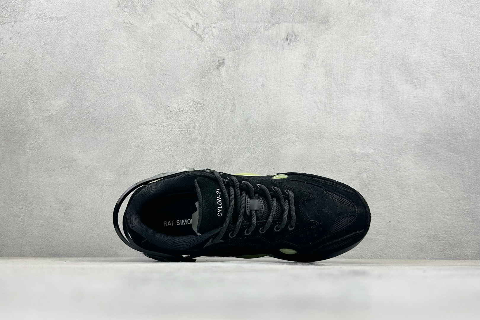 250 RAF SIMONS Cylon-21 织物皮革 圆头系带 低帮 生活休闲鞋 HR740008L