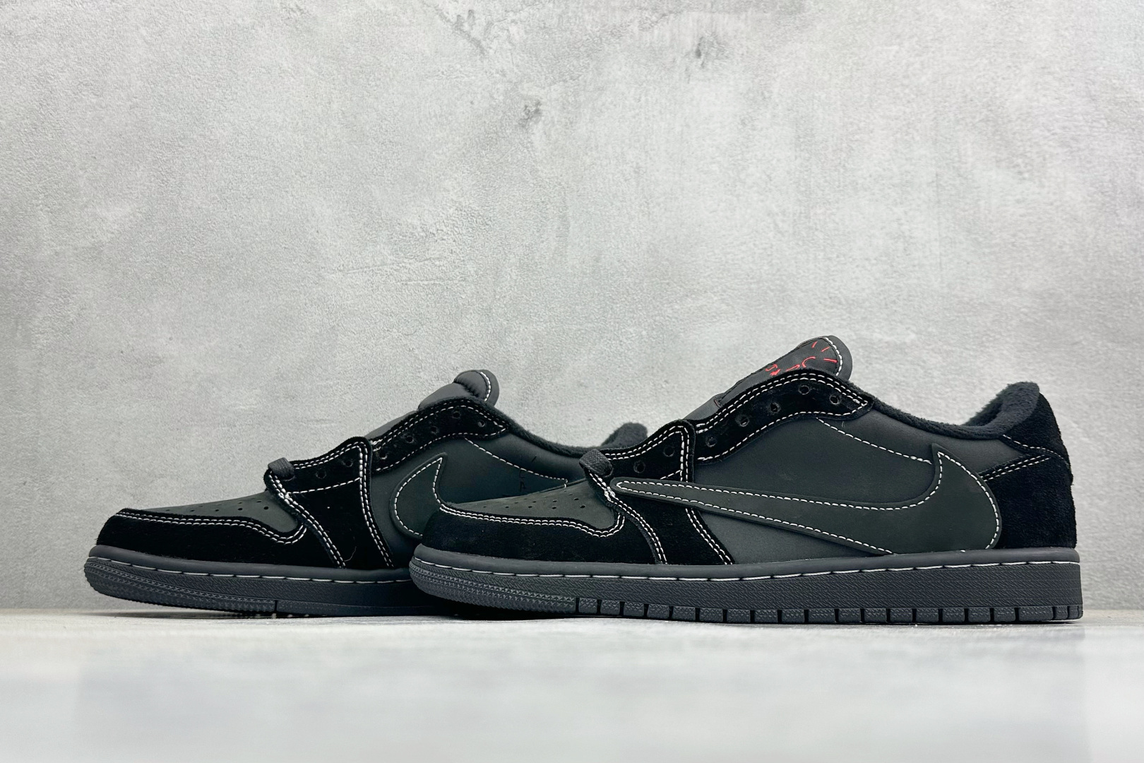 260 F版Fragment x TS x Air Jordan 1 Low 三方联名低帮倒勾板鞋 DM7866-001