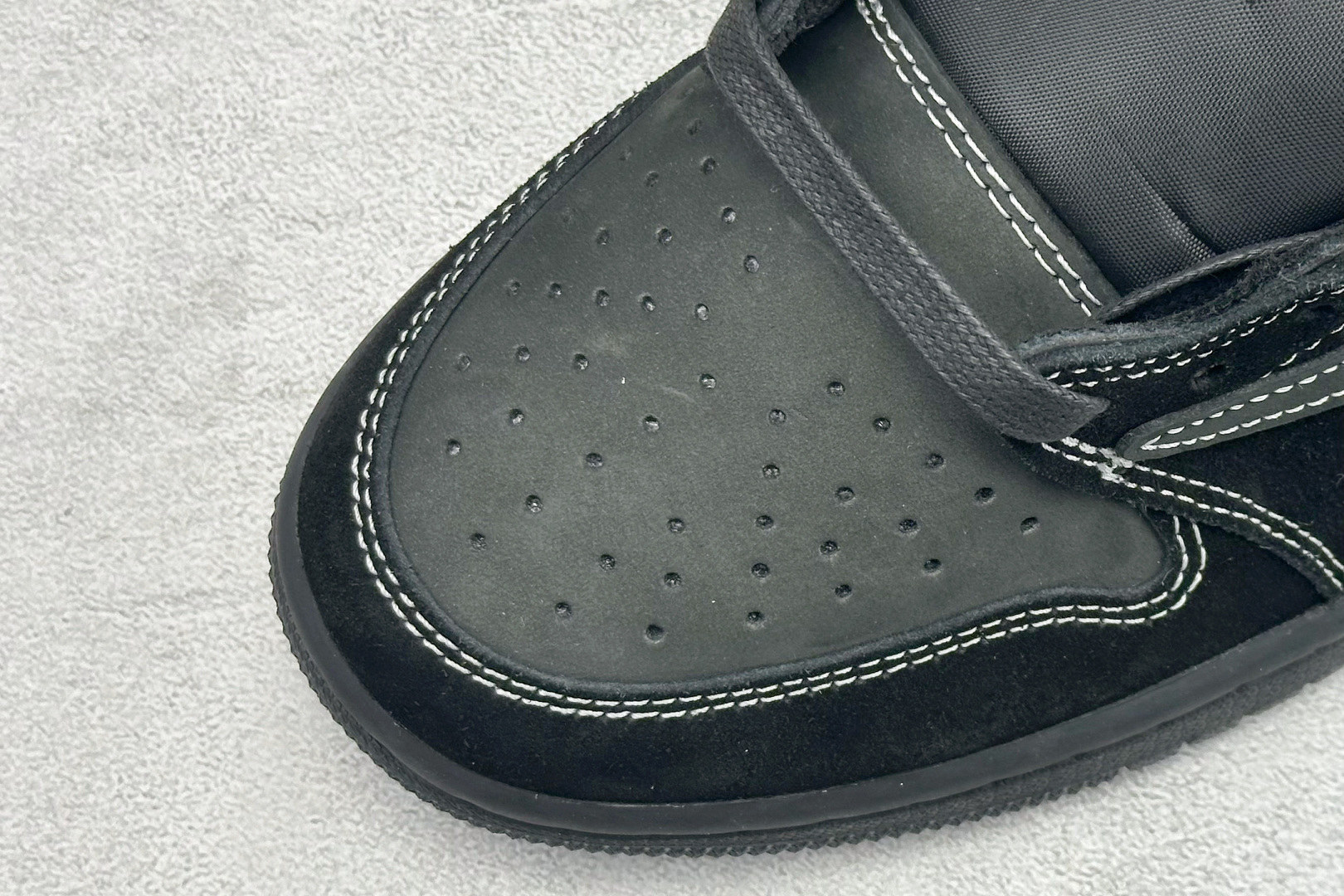 260 F版Fragment x TS x Air Jordan 1 Low 三方联名低帮倒勾板鞋 DM7866-001