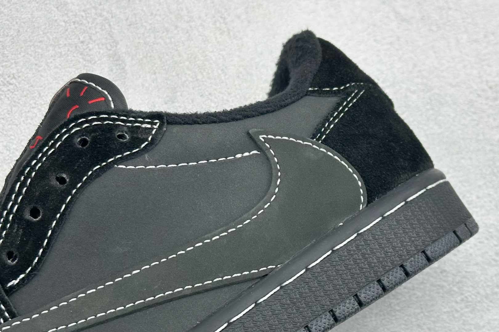 260 F版Fragment x TS x Air Jordan 1 Low 三方联名低帮倒勾板鞋 DM7866-001