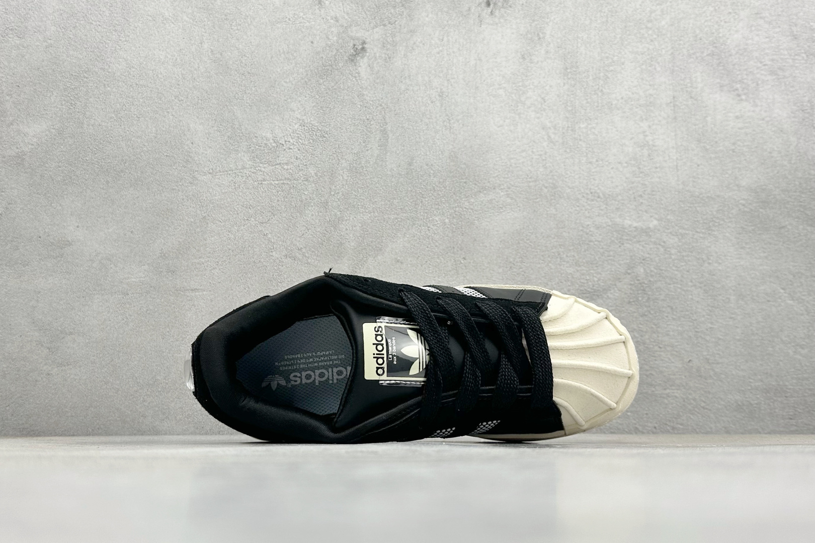 170 AdidOriginals SUPERSTAR PUFFY SHELL全新配色 双鞋舌 贝壳头休闲板鞋 KJ6976