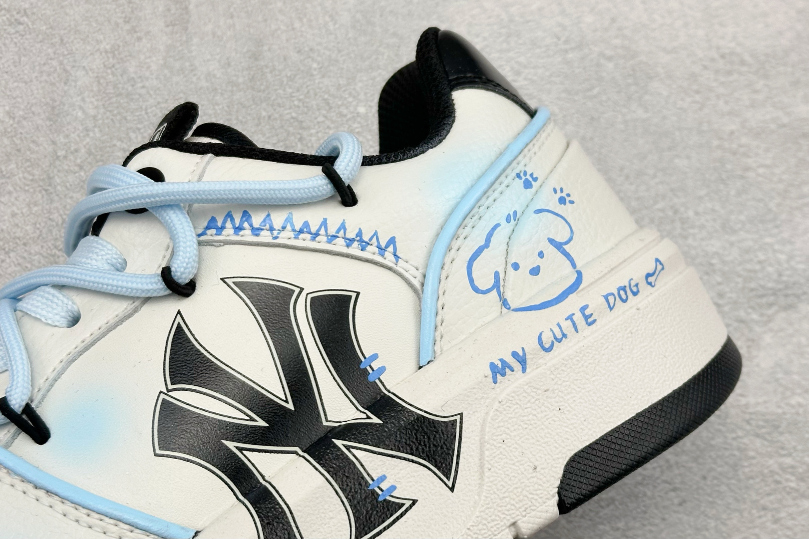 280 MLB NY 印花网红学长老爹鞋 定制涂鸦恶作剧 32SHC1111