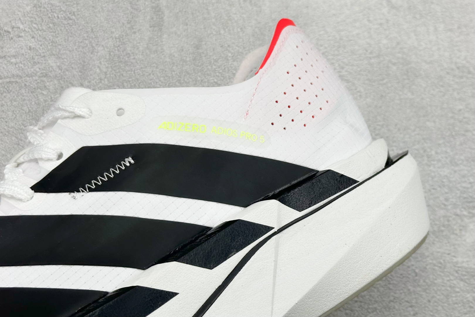 190 AdidADIZERO ADIOS PRO 5 M 马拉松竞速专业跑鞋 CELERMESH针织网面非常轻薄 K18293