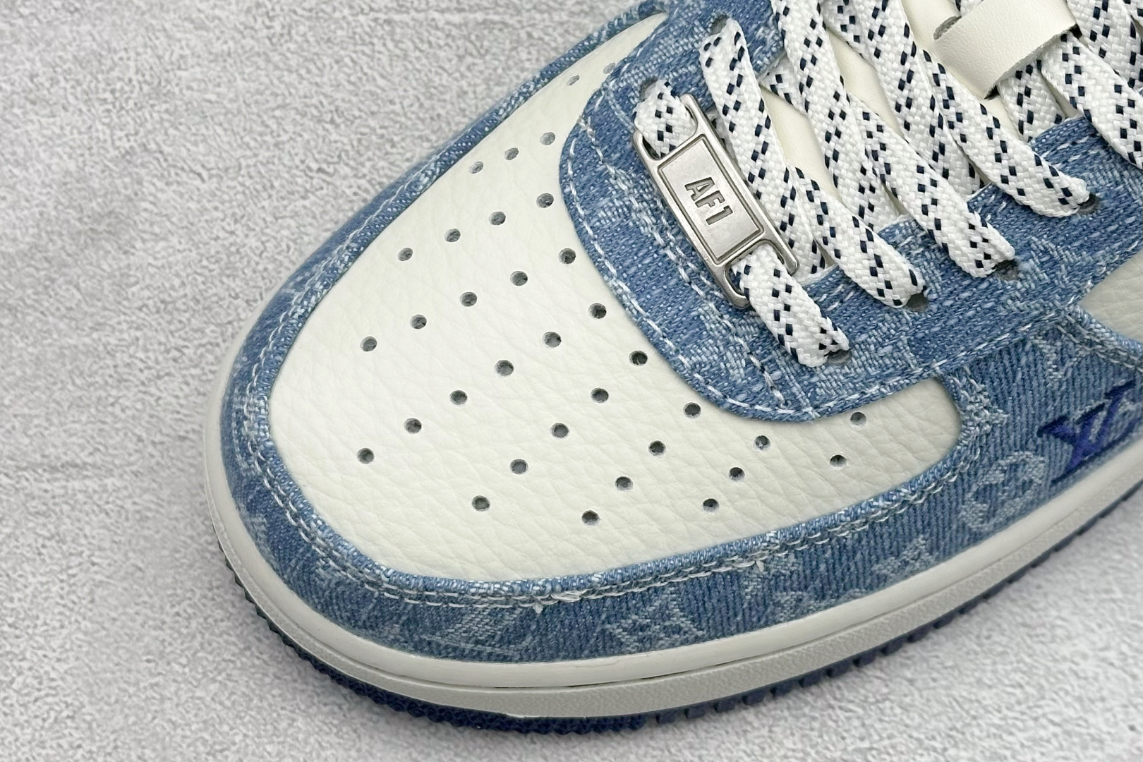 260 SC版NIke Air Force 1 '07 Low “LV联名--经典蓝牛仔” 空军一号低帮 运动鞋 NH0601-578