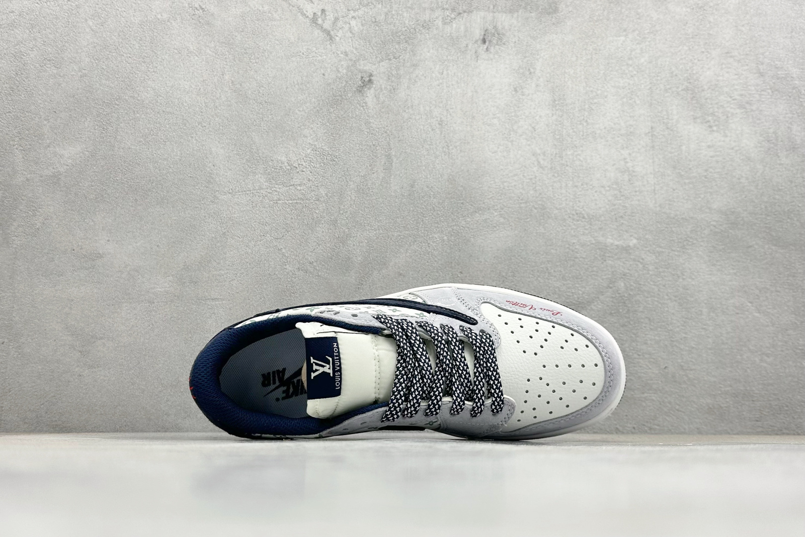 280 XC版Travis Scott x Fragment Design x Air Jordan 1 Low SP AJ1 乔1联名 灰蓝猪八鬼脸 低帮文化休闲板鞋 DZ5899-035