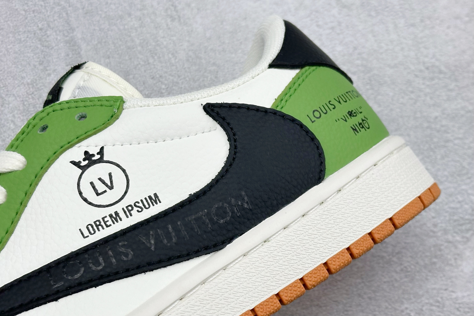 SC版Travis Scott x Fragment Design x Air Jordan 1 Low SP AJ1 乔1联名 白绿黑棕 低帮文化休闲板鞋 DZ2688-002-莆田鞋,莆田鞋货源,高仿鞋,高仿鞋货源,安福档口,莆田高仿鞋,莆田鞋批发,高仿鞋批发,莆田高仿运动鞋,高仿运动鞋,莆田运动鞋 SC版Travis Scott x Fragment Design x Air Jordan 1 Low SP AJ1 乔1联名 白绿黑棕 低帮文化休闲板鞋 DZ2688-002