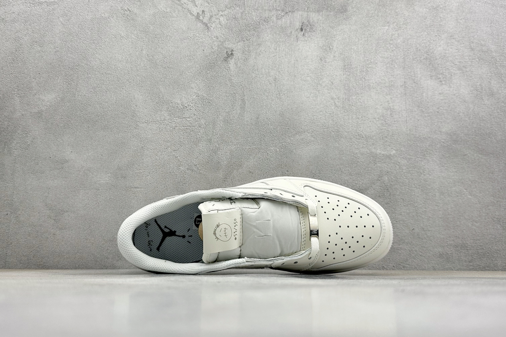 260 F版Fragment x TS x Air Jordan 1 Low 三方联名低帮倒钩板鞋 TD1228-111