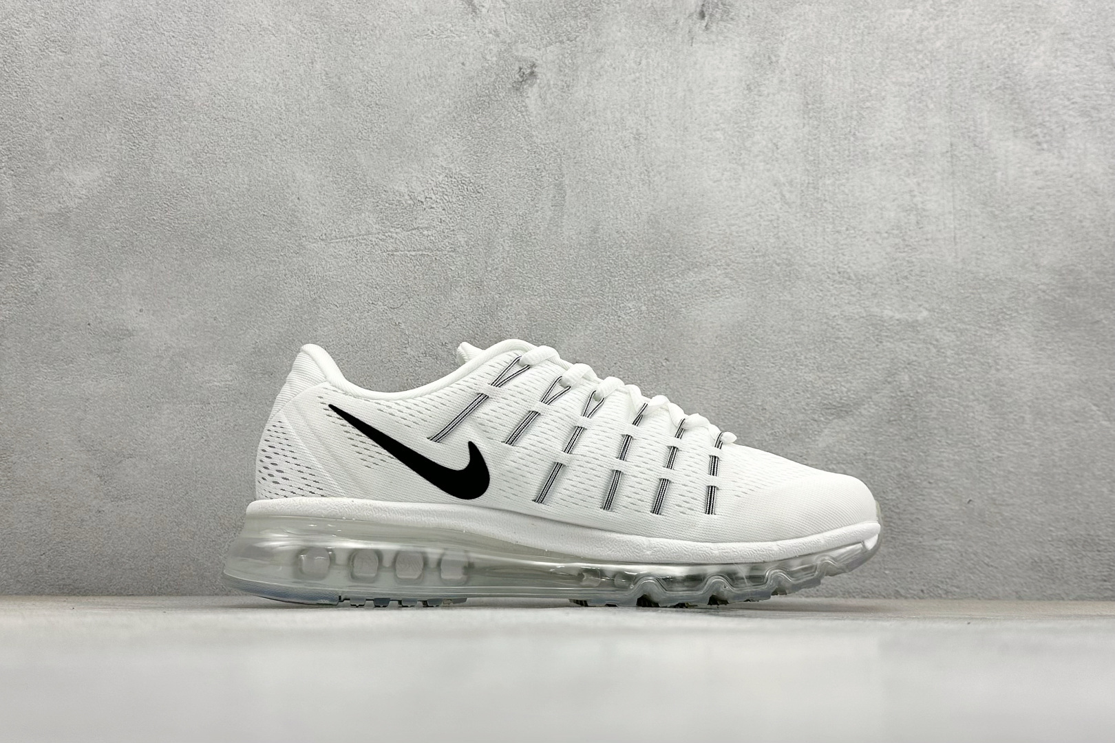 Nike Air Max 2016系列 耐克 低帮百搭贾卡网面全掌气垫休闲运动慢跑鞋 806771-100