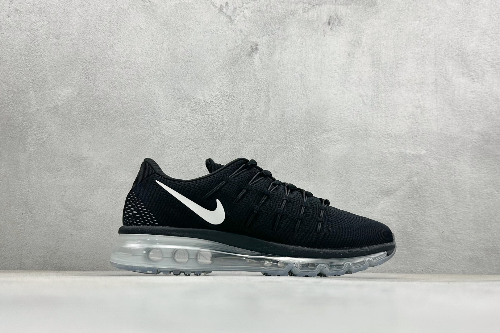 Nike Air Max 2016系列 耐克 低帮百搭贾卡网面全掌气垫休闲运动慢跑鞋 806771-001