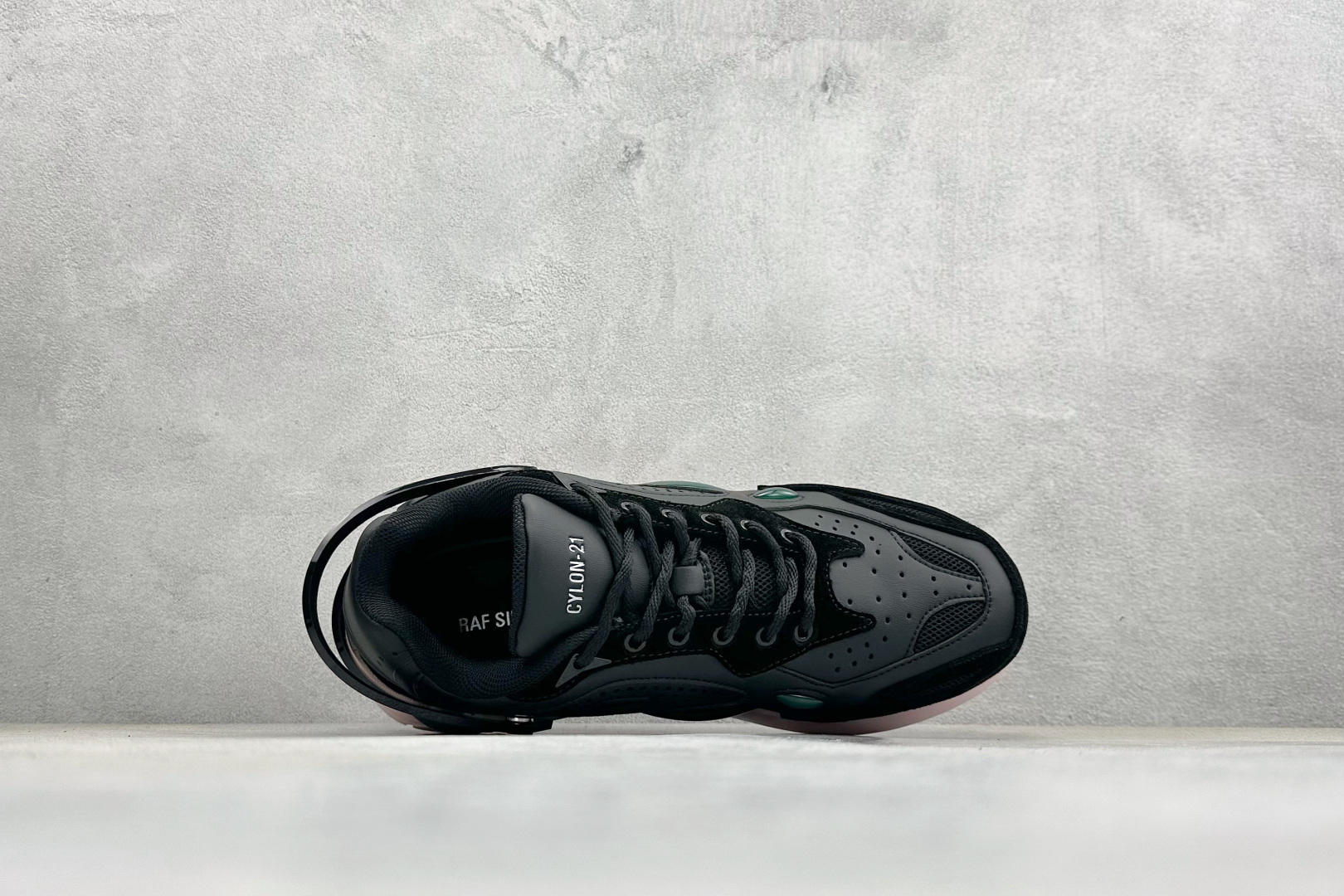 RAF SIMONS Cylon-21 织物皮革 圆头系带 低帮 生活休闲鞋 HR740003L-莆田鞋,莆田鞋货源,高仿鞋,高仿鞋货源,安福档口,莆田高仿鞋,莆田鞋批发,高仿鞋批发,莆田高仿运动鞋,高仿运动鞋,莆田运动鞋 RAF SIMONS Cylon-21 织物皮革 圆头系带 低帮 生活休闲鞋 HR740003L