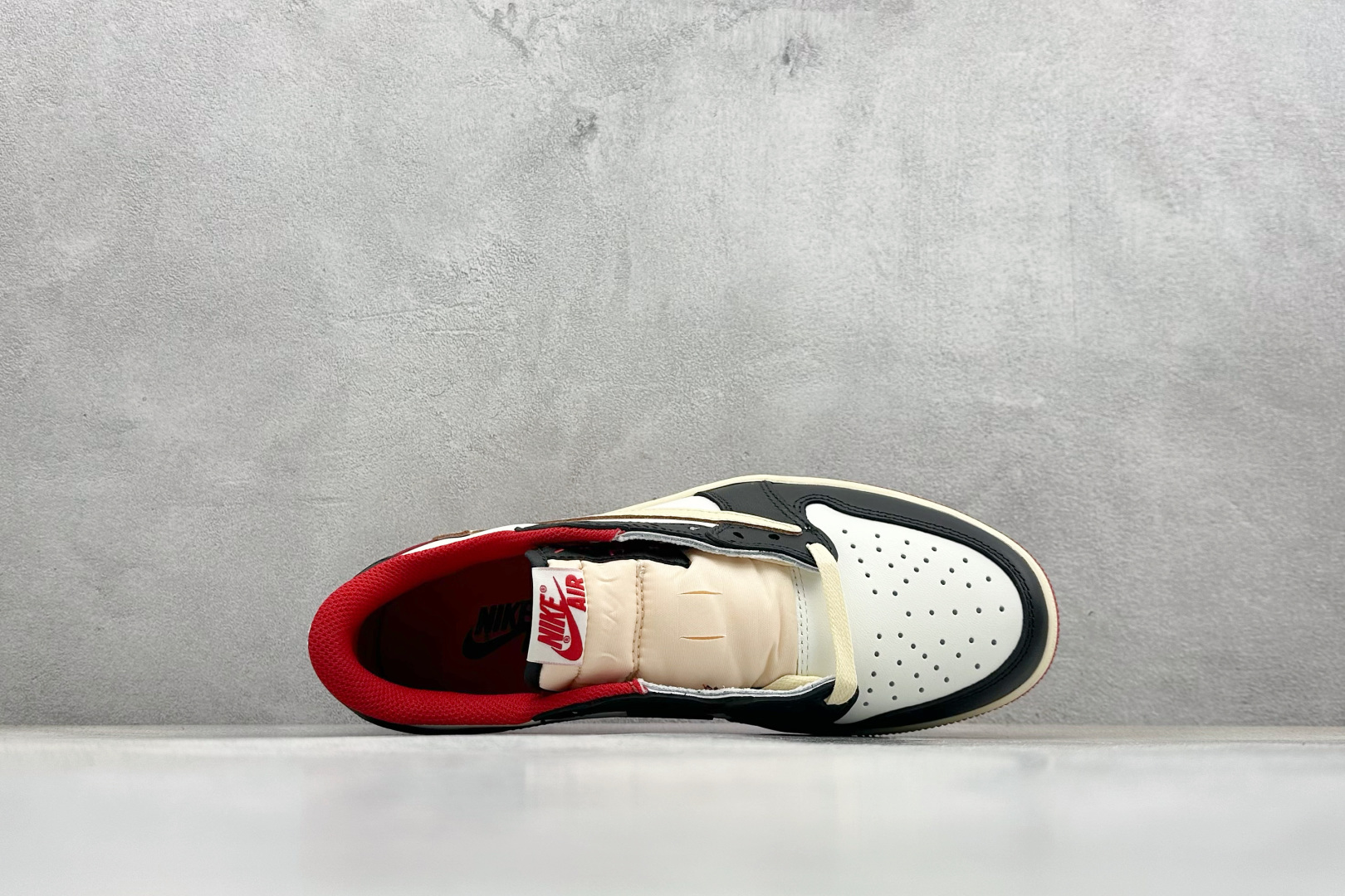 F版Fragment x TS x Air Jordan 1 Low 三方联名低帮倒钩板鞋 DM7866-166