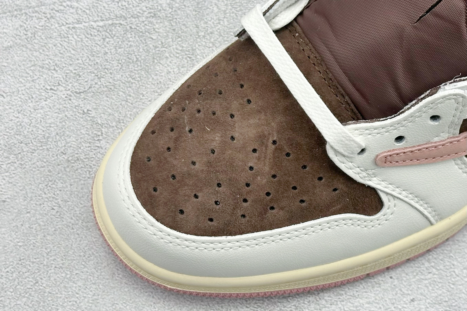 F版Fragment x TS x Air Jordan 1 Low 三方联名低帮倒钩板鞋 DZ4137-206