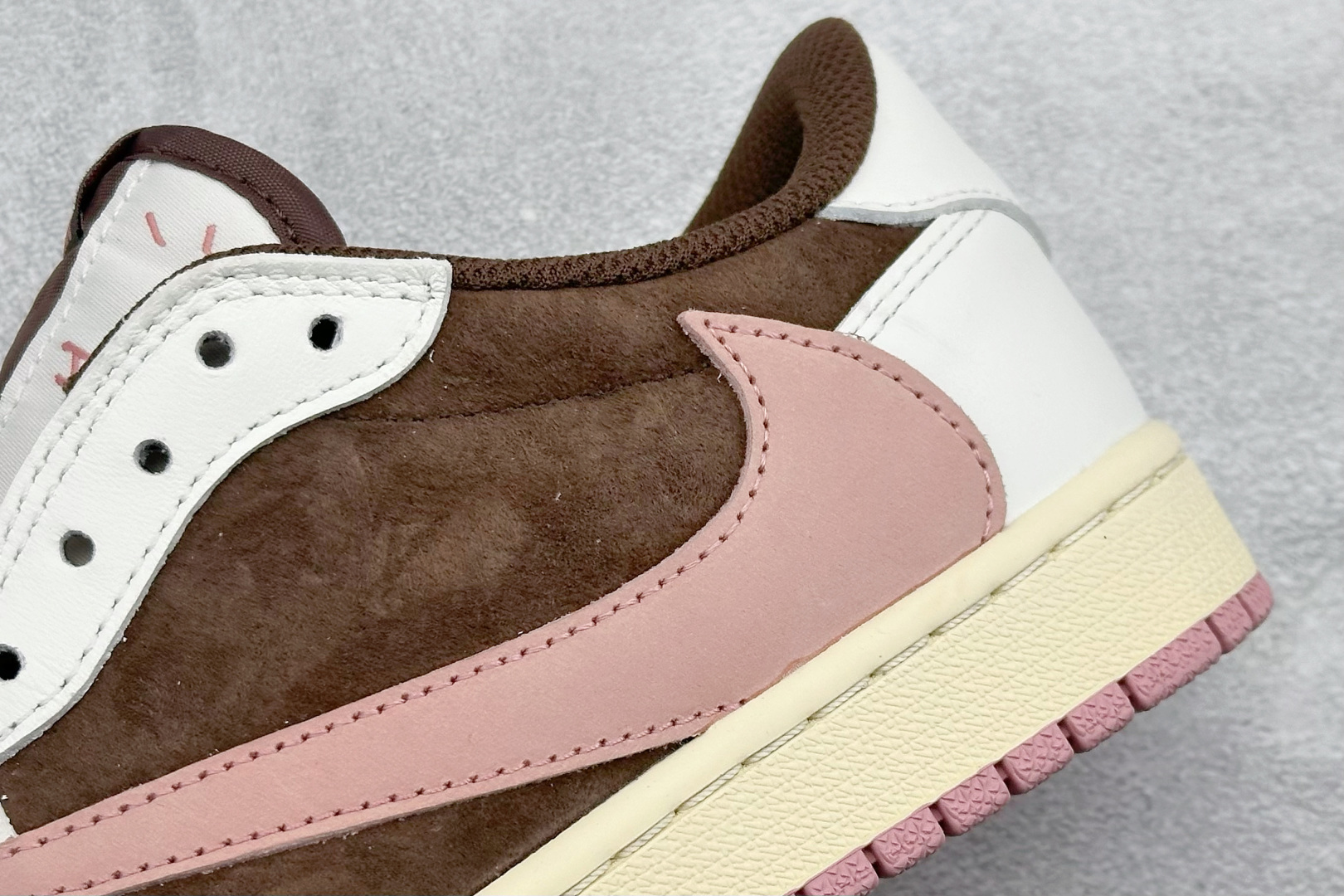 F版Fragment x TS x Air Jordan 1 Low 三方联名低帮倒钩板鞋 DZ4137-206