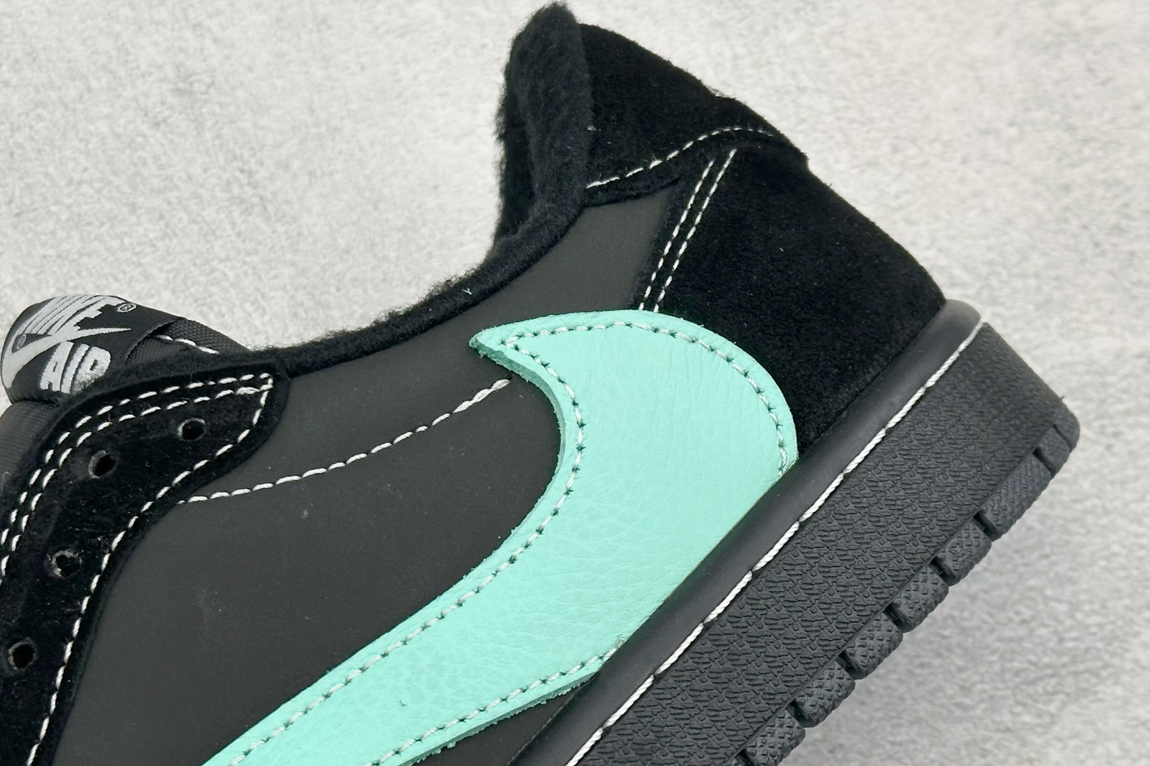 F版Fragment x TS x Air Jordan 1 Low 三方联名低帮倒钩板鞋 DM7866-401