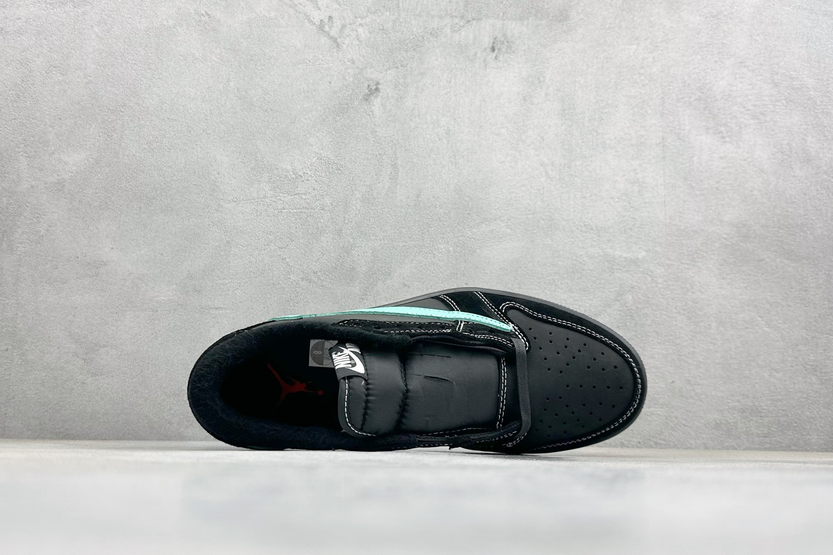 F版Fragment x TS x Air Jordan 1 Low 三方联名低帮倒钩板鞋 DM7866-401