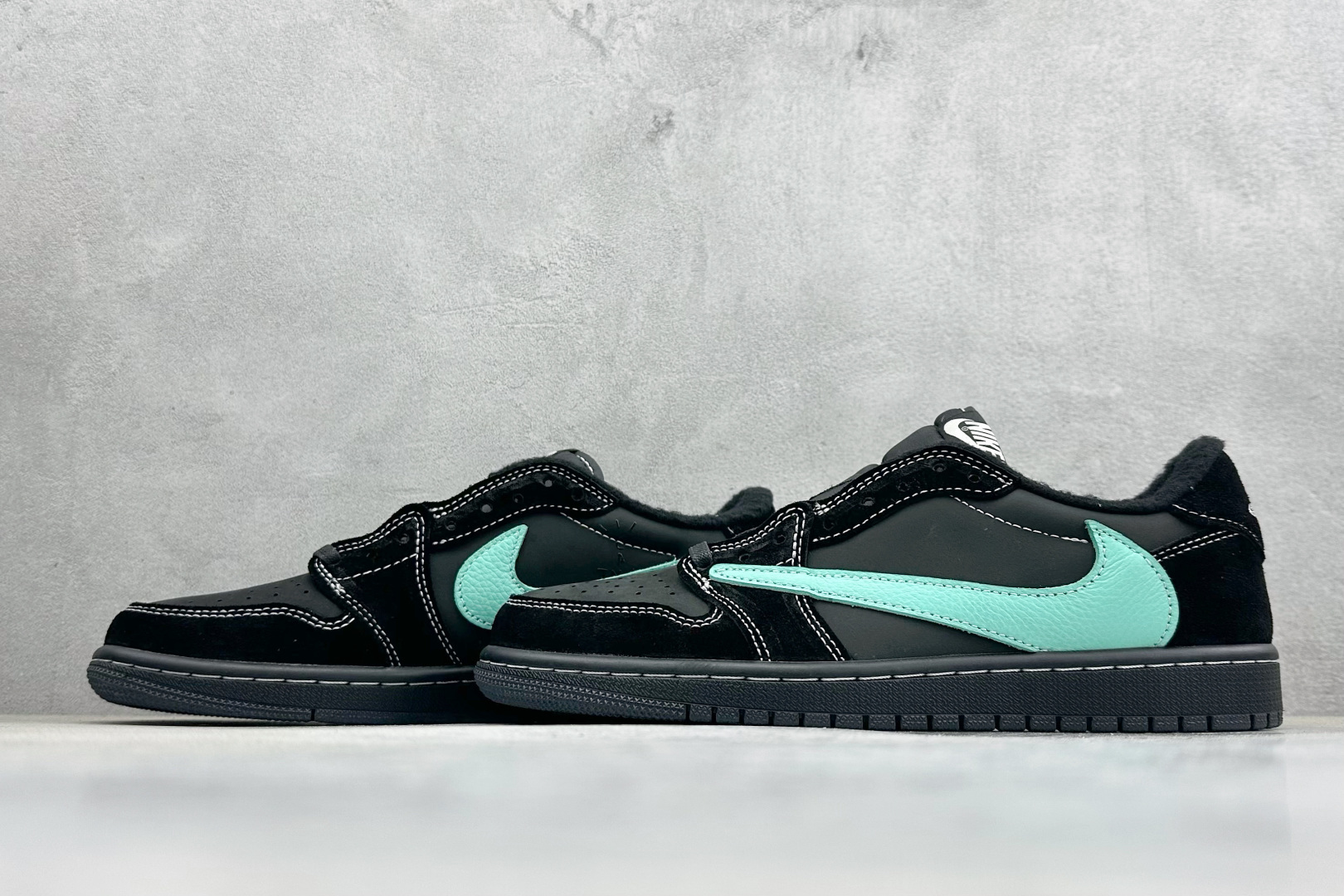 F版Fragment x TS x Air Jordan 1 Low 三方联名低帮倒钩板鞋 DM7866-401