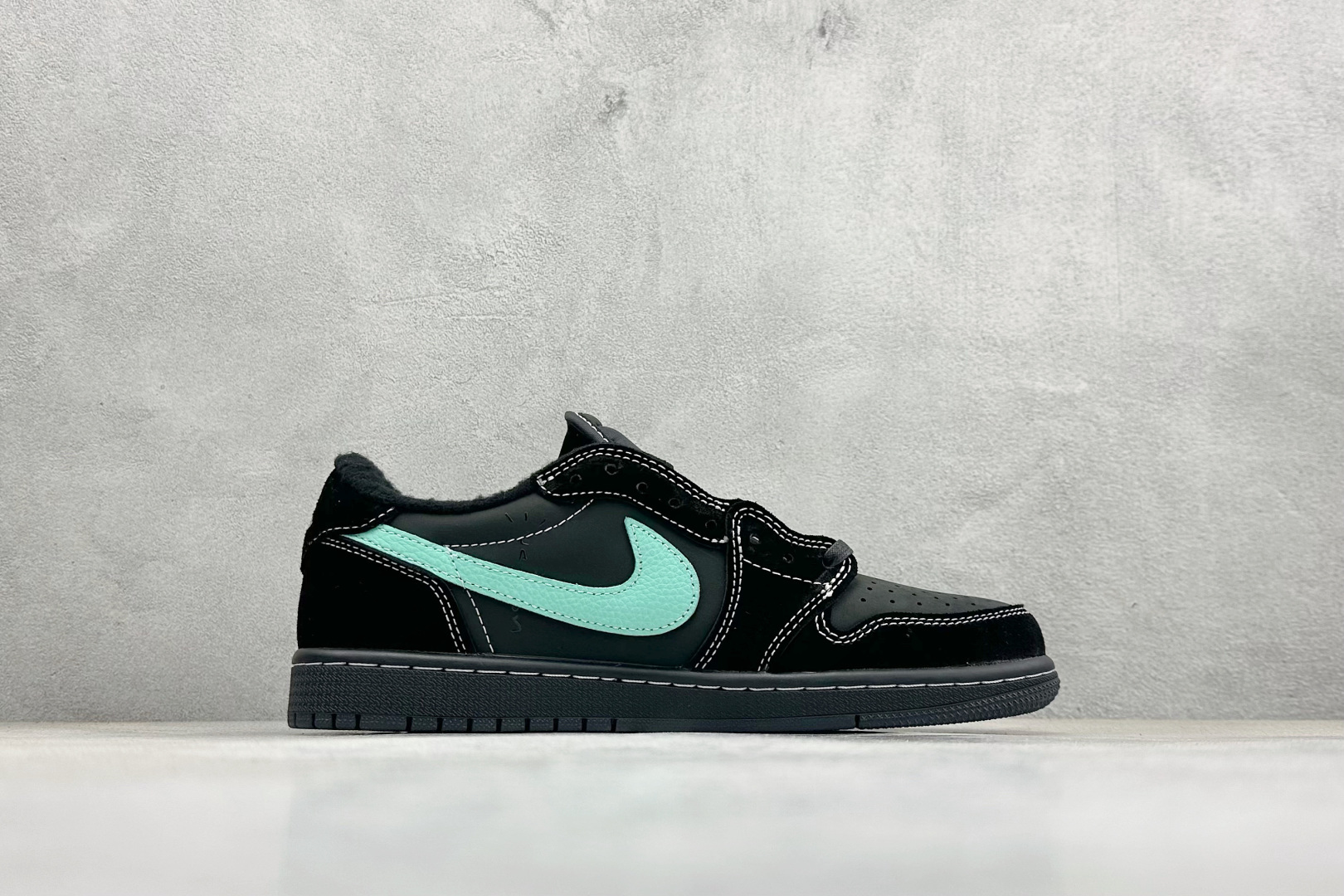 F版Fragment x TS x Air Jordan 1 Low 三方联名低帮倒钩板鞋 DM7866-401