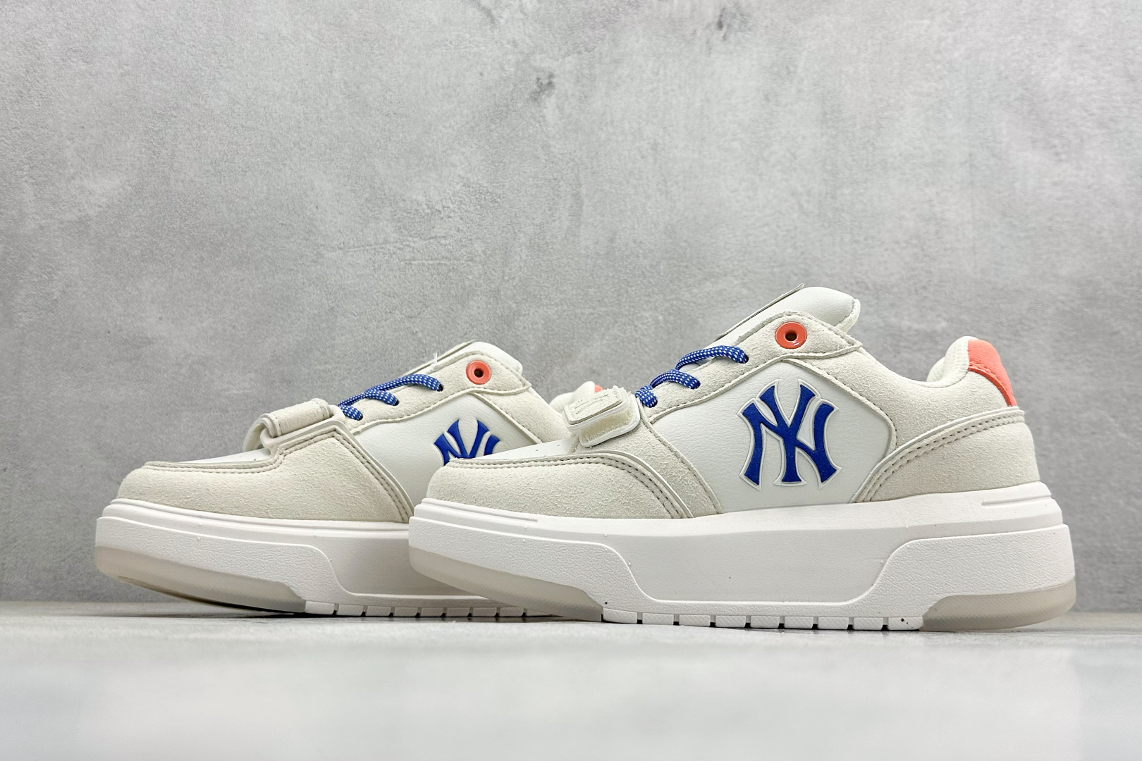 NY平台订单 MLB Chunky Liner 学长鞋系列低帮老爹风轻量增高厚底百搭休闲运动慢跑鞋 3ASXM086N