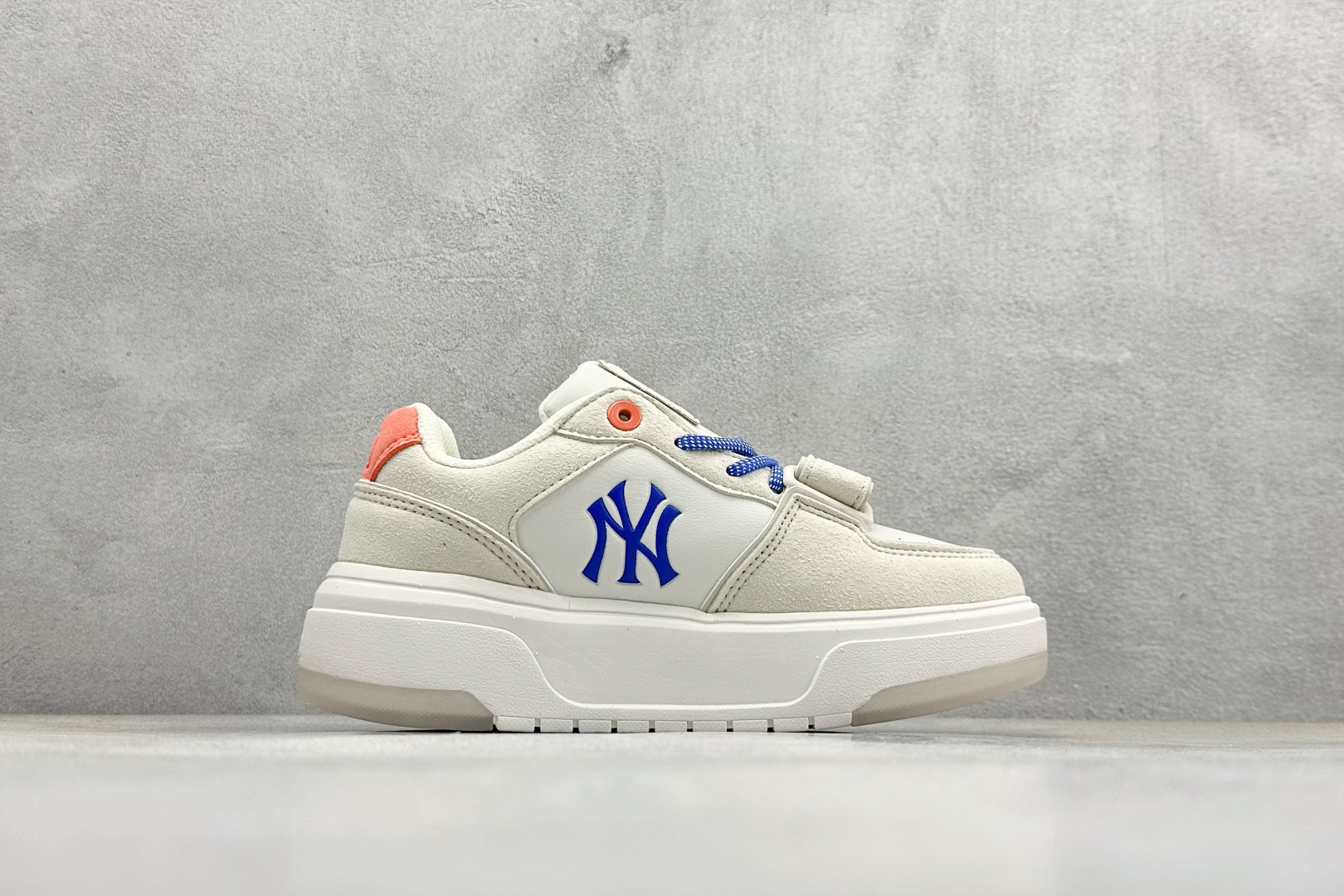 NY平台订单 MLB Chunky Liner 学长鞋系列低帮老爹风轻量增高厚底百搭休闲运动慢跑鞋 3ASXM086N