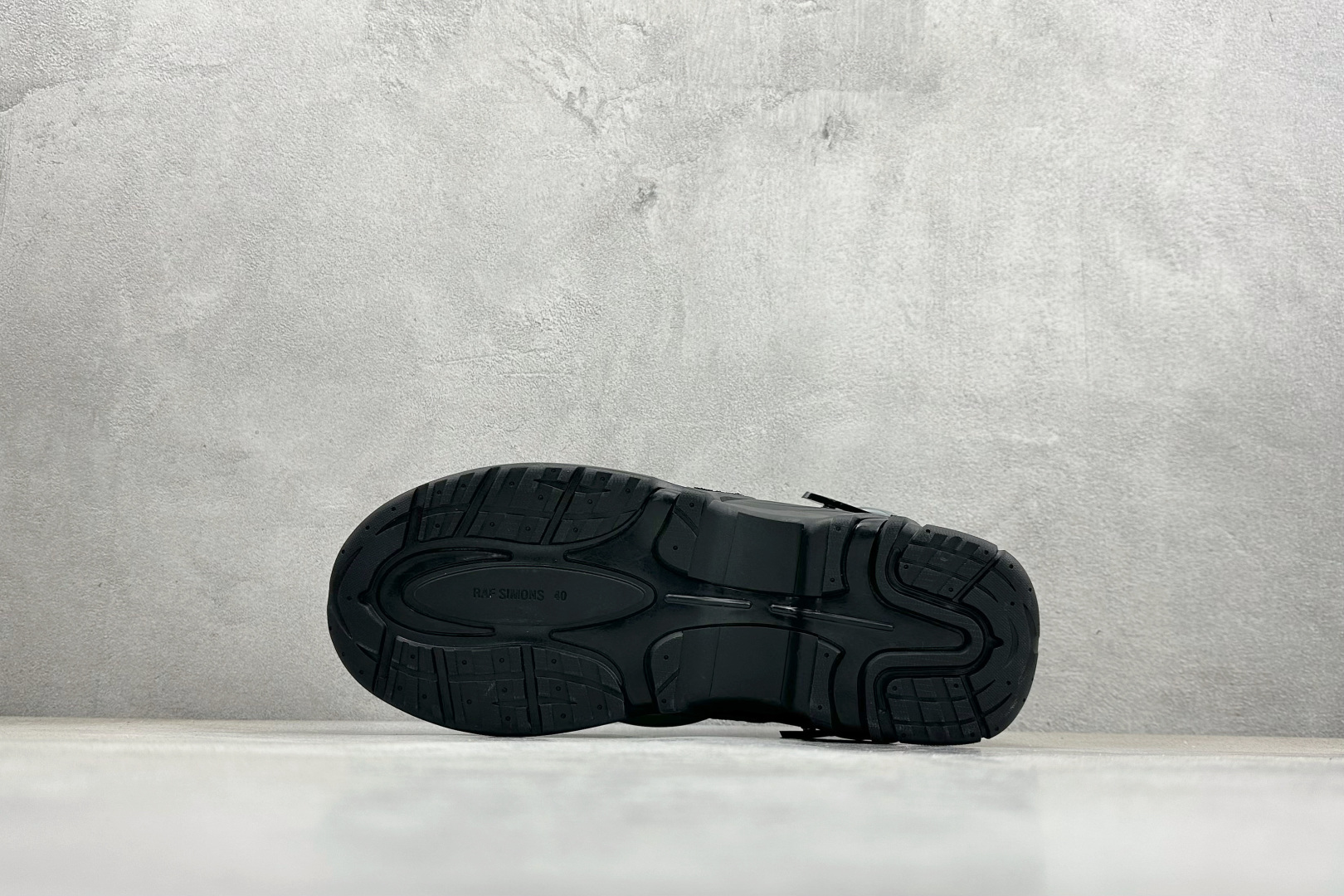 RAF SIMONS Cylon-21 织物皮革 圆头系带 低帮 生活休闲鞋 HR740011L