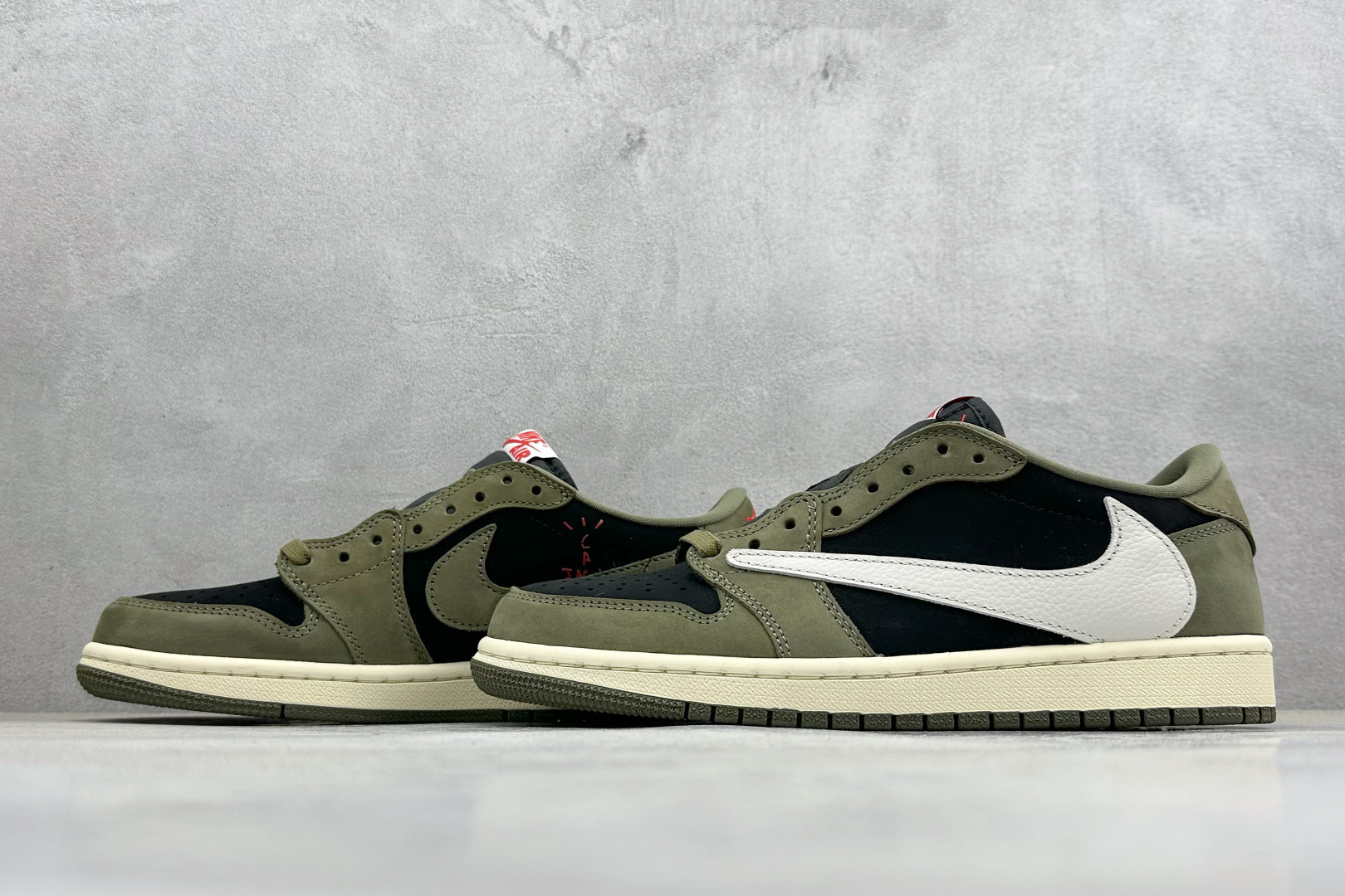 F版Fragment x TS x Air Jordan 1 Low 三方联名低帮倒钩板鞋 DM7866-002