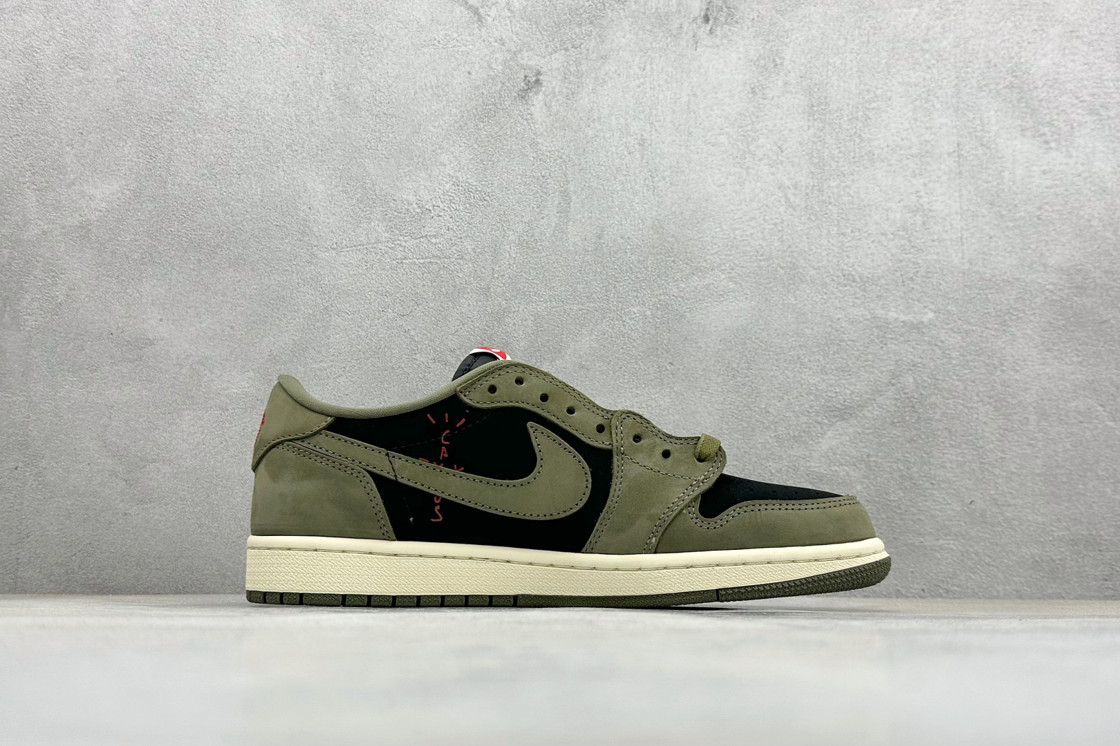 F版Fragment x TS x Air Jordan 1 Low 三方联名低帮倒钩板鞋 DM7866-002