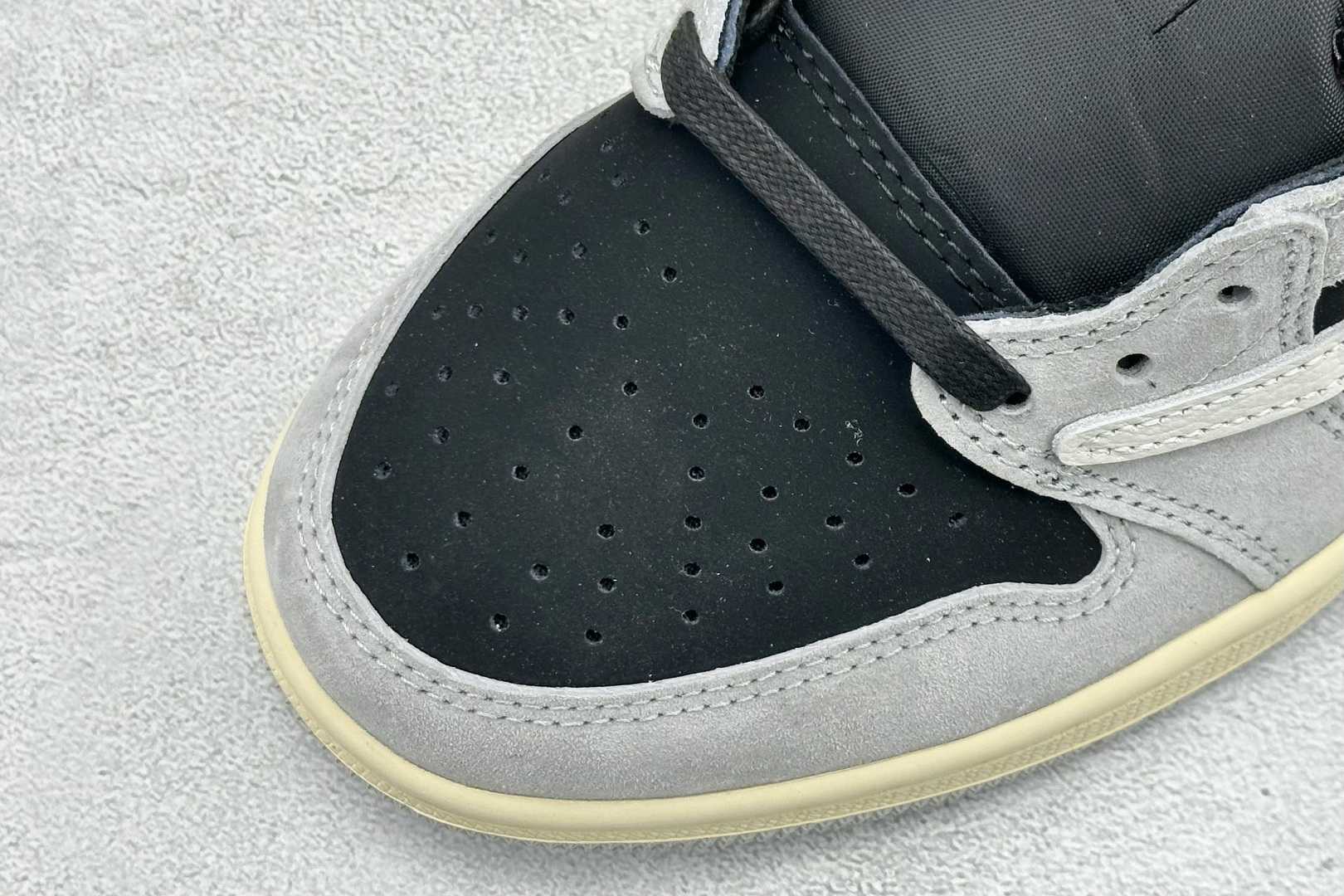 F版Fragment x TS x Air Jordan 1 Low 三方联名低帮倒钩板鞋 DM7866-010