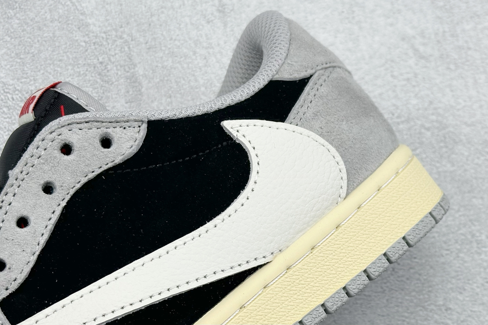 F版Fragment x TS x Air Jordan 1 Low 三方联名低帮倒钩板鞋 DM7866-010