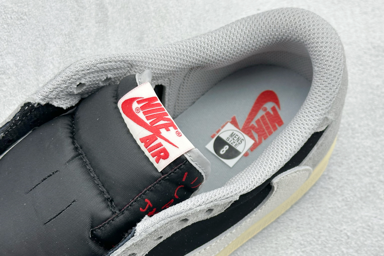 F版Fragment x TS x Air Jordan 1 Low 三方联名低帮倒钩板鞋 DM7866-010