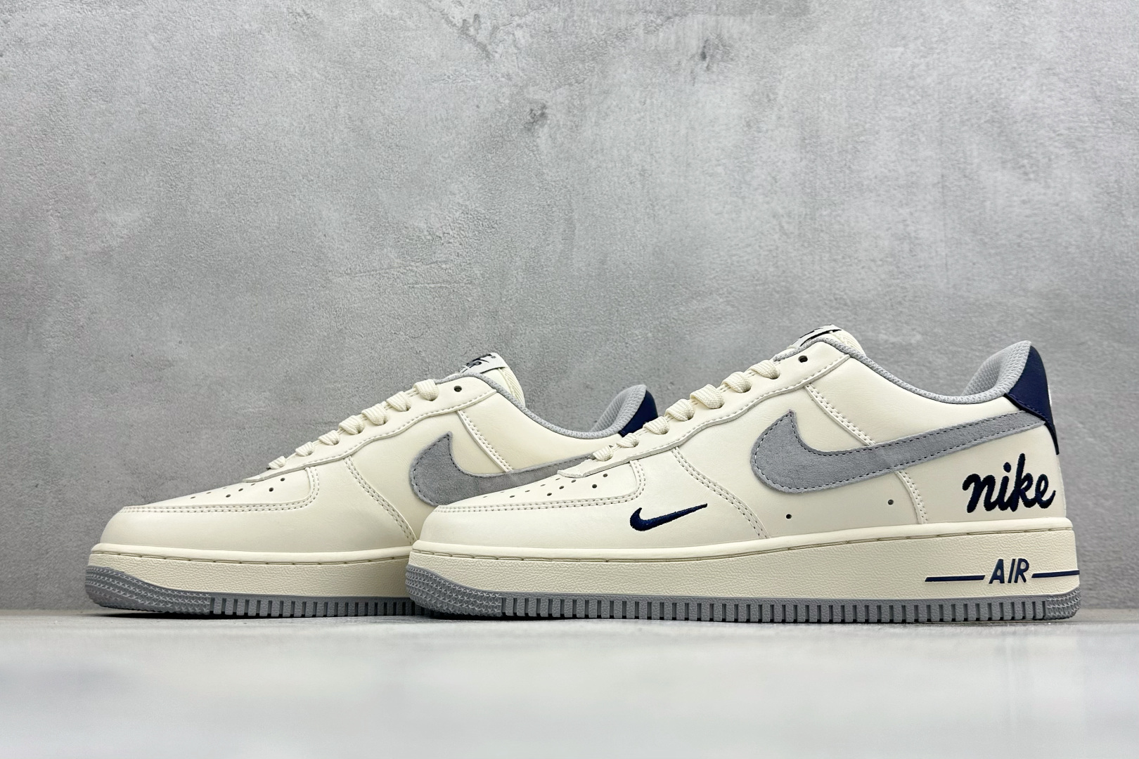 SC版Nike Air Force 1'07 Low 奶白雾灰 空军一号低帮休闲板鞋 NH0601-581