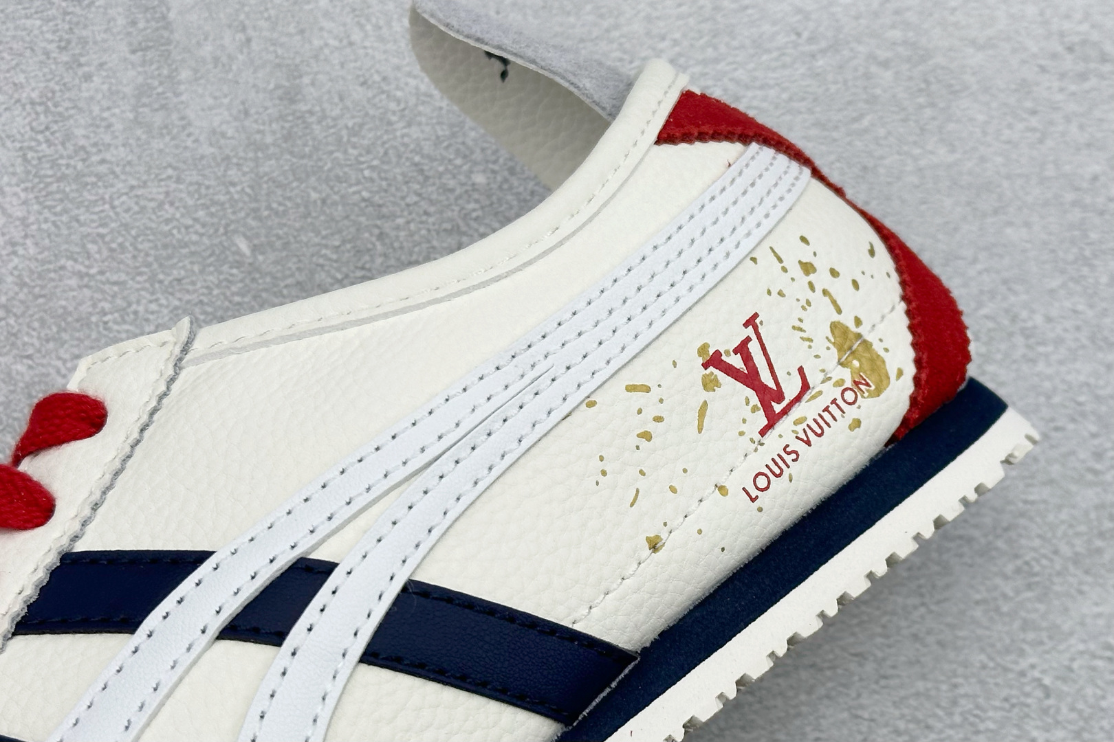 Onitsuka Tiger鬼塚虎 MEXICO 66 ‘DIY’定制球鞋系列 防滑耐磨透气轻便 低帮休闲鞋 DL408-138