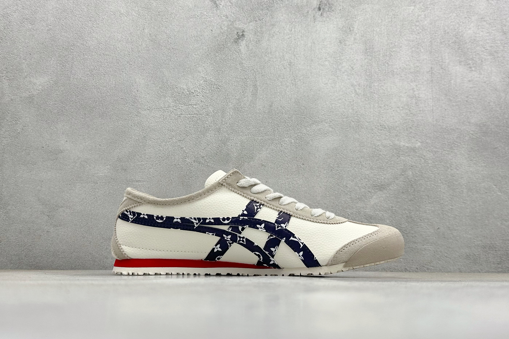 Onitsuka Tiger鬼塚虎 MEXICO 66 ‘DIY’定制球鞋系列 防滑耐磨透气轻便 低帮休闲鞋 DL408-144