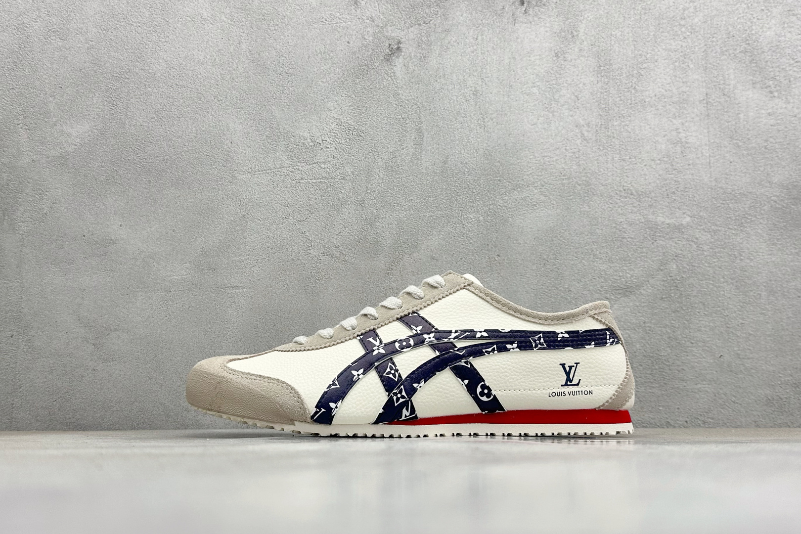 Onitsuka Tiger鬼塚虎 MEXICO 66 ‘DIY’定制球鞋系列 防滑耐磨透气轻便 低帮休闲鞋 DL408-144