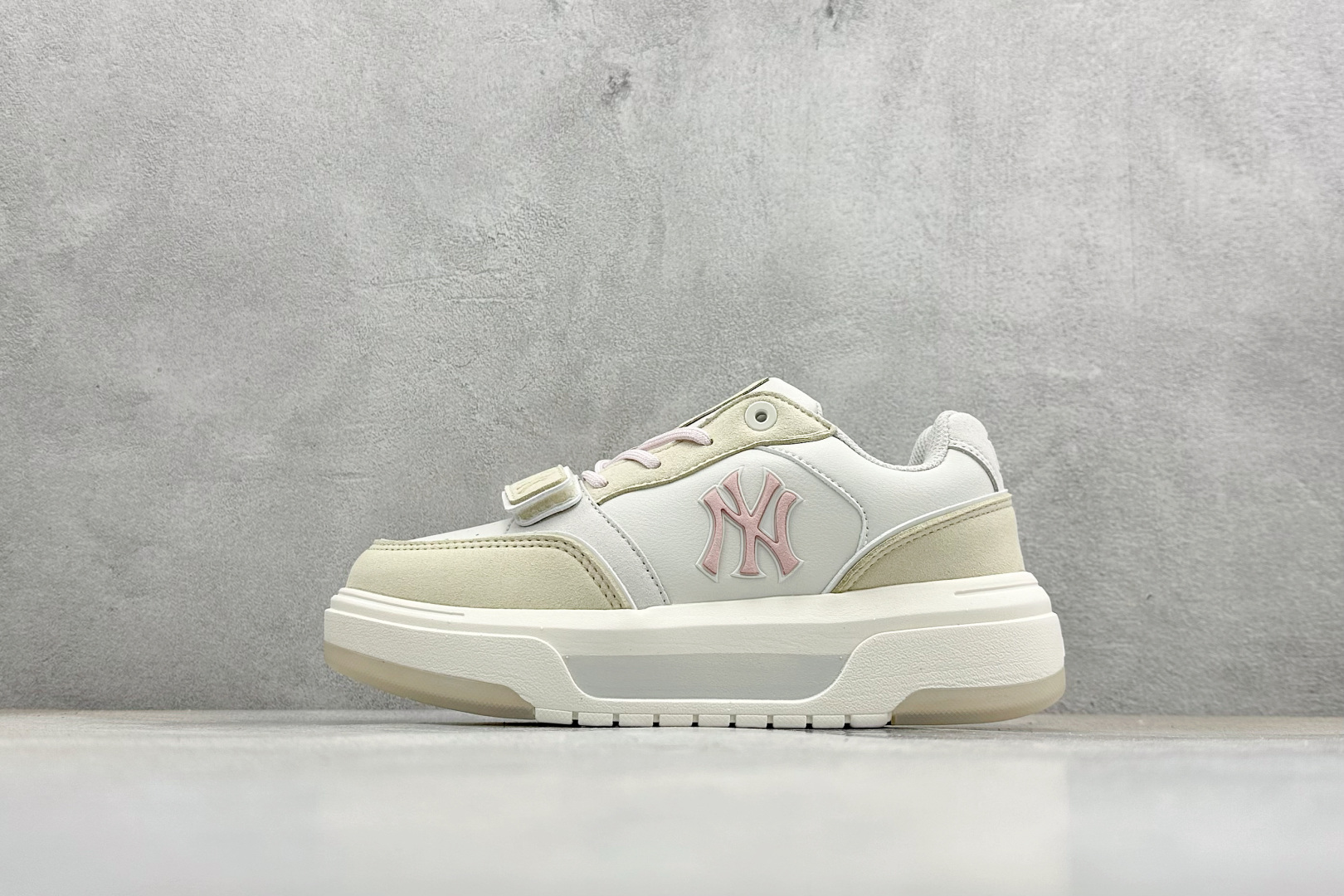 NY平台订单 MLB Chunky Liner 学长鞋系列低帮老爹风轻量增高厚底百搭休闲运动慢跑鞋 3ASXM086N