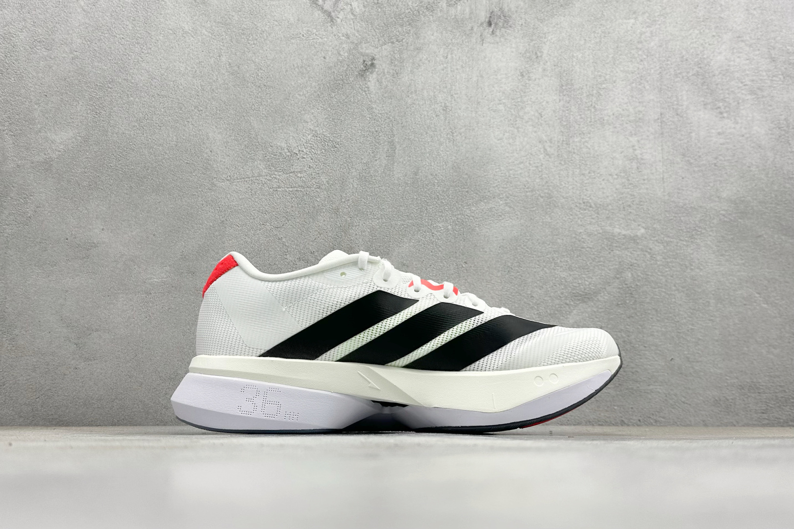 RS版Adidas ADIZERO BOSTON 13 泡棉搭配碳纤维板 缓震透气跑步鞋 专为中长跑而设