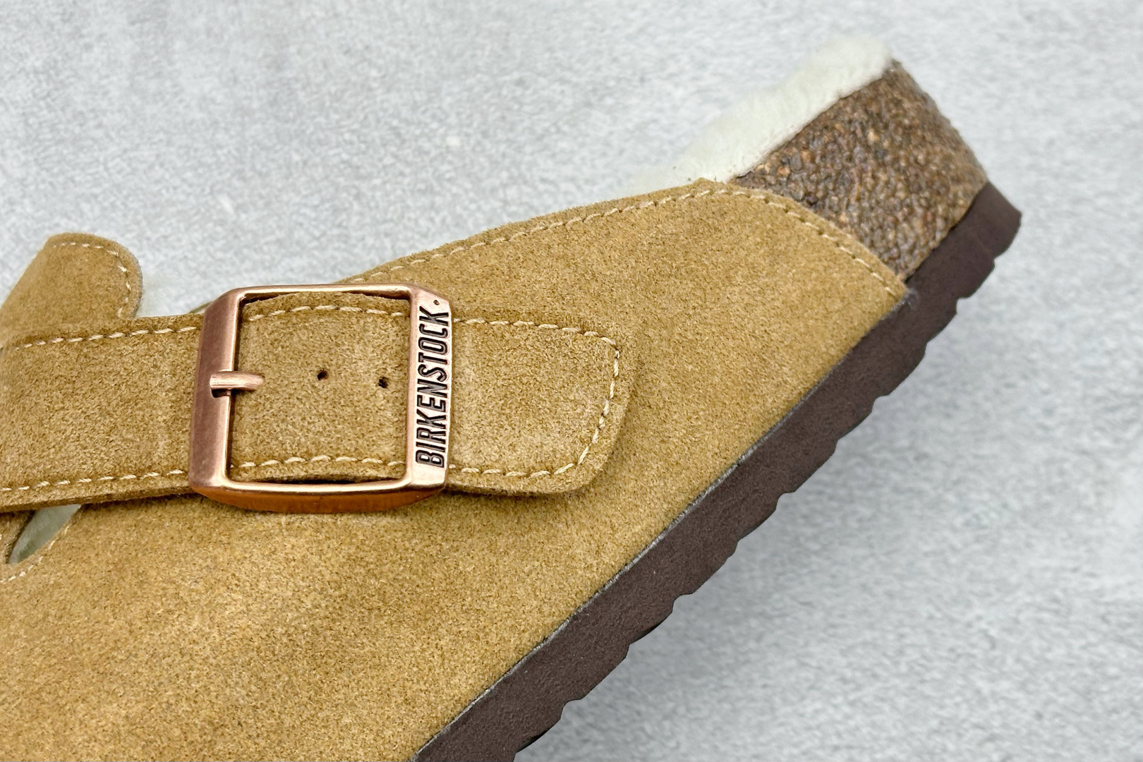 TG版Birkenstock Lond博肯 半包加绒拖鞋 1001140