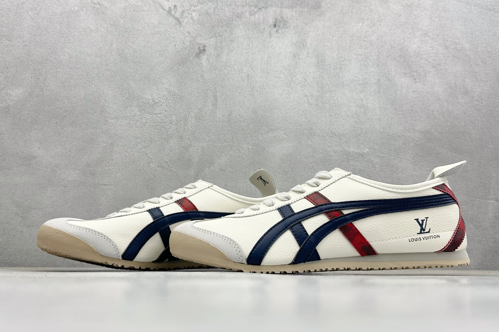 Onitsuka Tiger鬼塚虎 MEXICO 66 ‘DIY’定制球鞋系列 防滑耐磨透气轻便 低帮休闲鞋 DL408-145